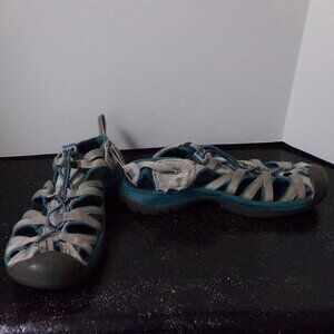 Keen Whisper Teal and Grey Sandals